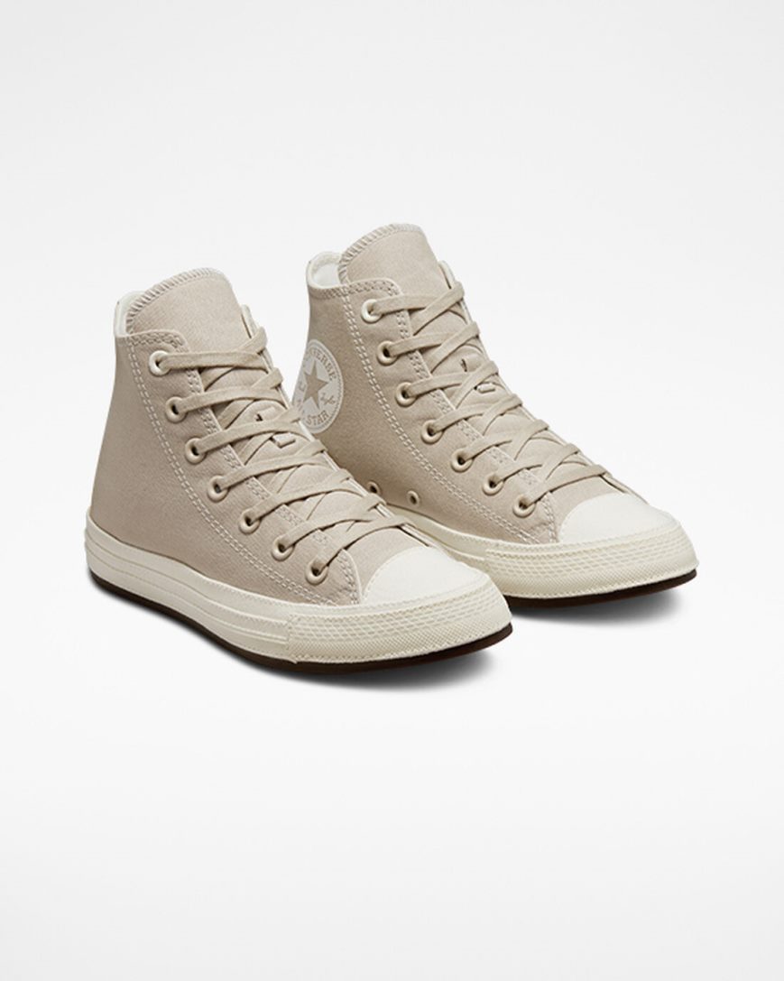 Tenisi Inalti Dama Converse Chuck Taylor All Star Tonal Panza Gri | RO VAKCN647